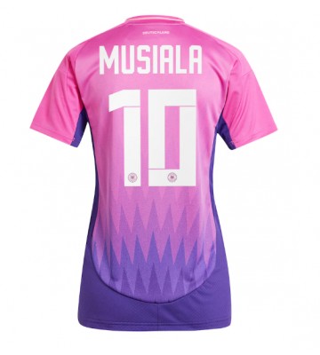 Tyskland Jamal Musiala #10 Replika Udebanetrøje Dame EM 2024 Kortærmet